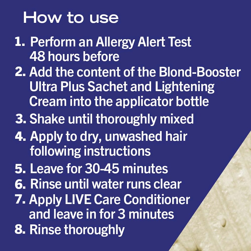 image 1 of Schwarzkopf LIVE Intense Bleach 00B Max Blonde Hair Lightener