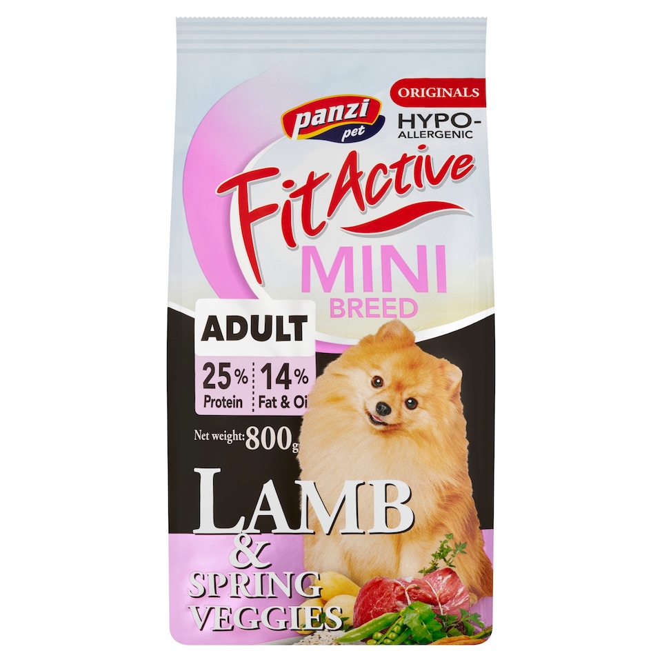 Panzi Pet Fit Active bárány tavaszi zöldségekkel teljes értékű eledel felnőtt kutyák részére 800 g