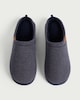 image 2 of F&F Herringbone Mule Slippers in Navy