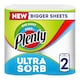 image 1 of Plenty Ultrasorb Kitchen Roll 2 Rolls