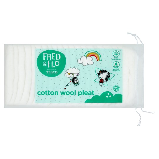 Fred & Flo Cotton Wool Pleat 200G Tesco Groceries