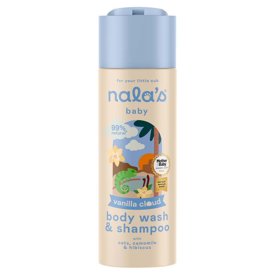 image 1 of Nala's Baby Body Wash & Shampoo Vanilla Cloud 200ml