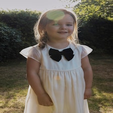 F&F x Samantha Faiers Dress and Tights Set in White