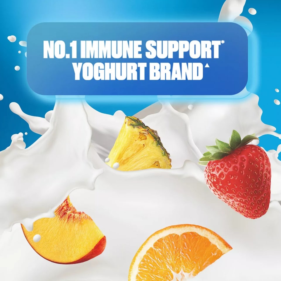 image 1 of Actimel Multifruit Immune Support Yogurt Drink Family Pack 14x100g