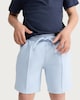 image 2 of F&F Boys Cotton Rich Drawstring Shorts in Blue