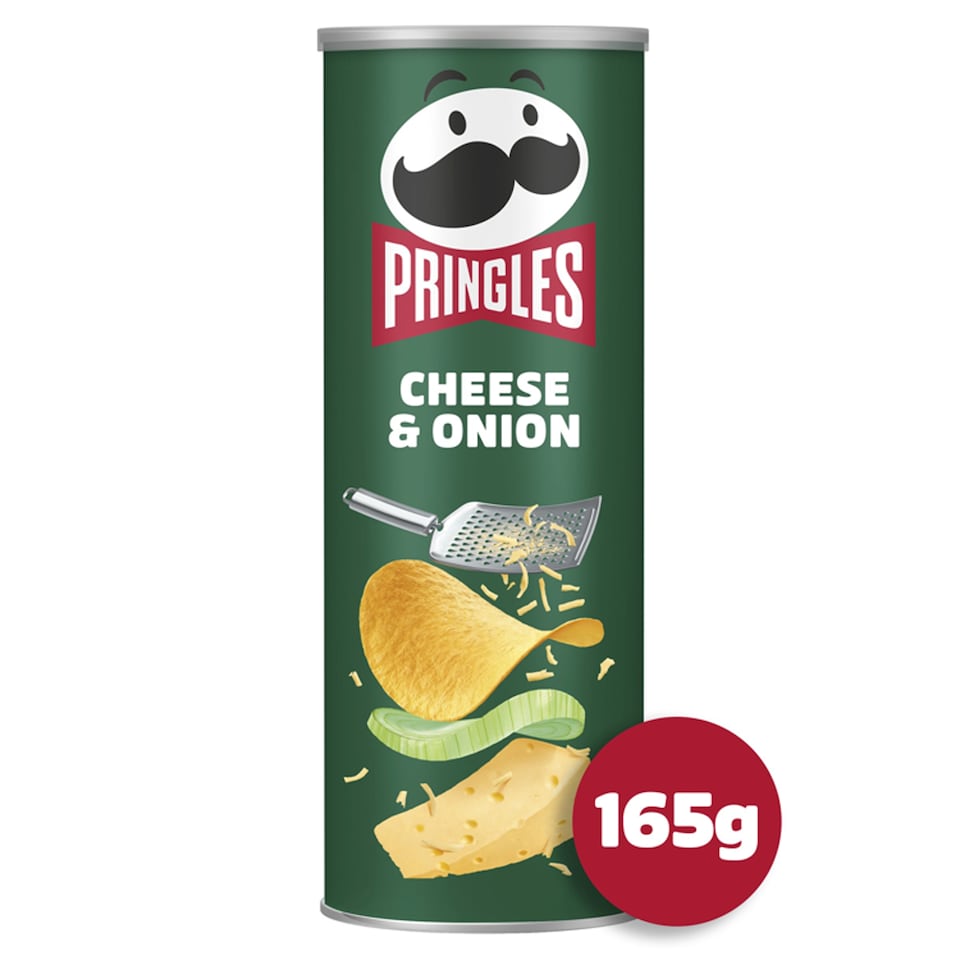Pringles Cheese & Onion Crisps 165G