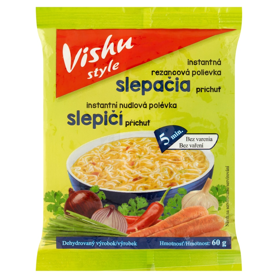 obrázok 1 z Vishu Style Instantná rezancová polievka slepačia príchuť 60 g