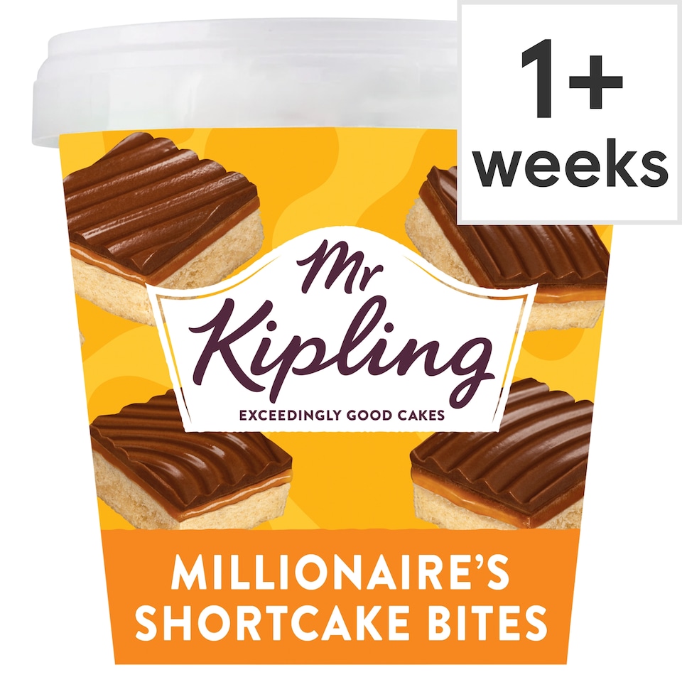 image 1 of Mr Kipling Millionaires Chocolate Caramel Shortcake Mini Cake Bites 254g