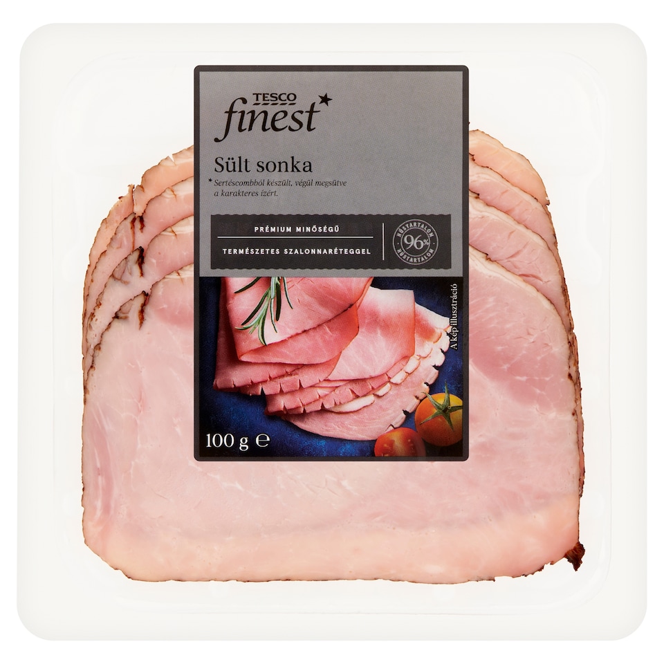 Tesco Finest Sliced Roasted Ham 100 g