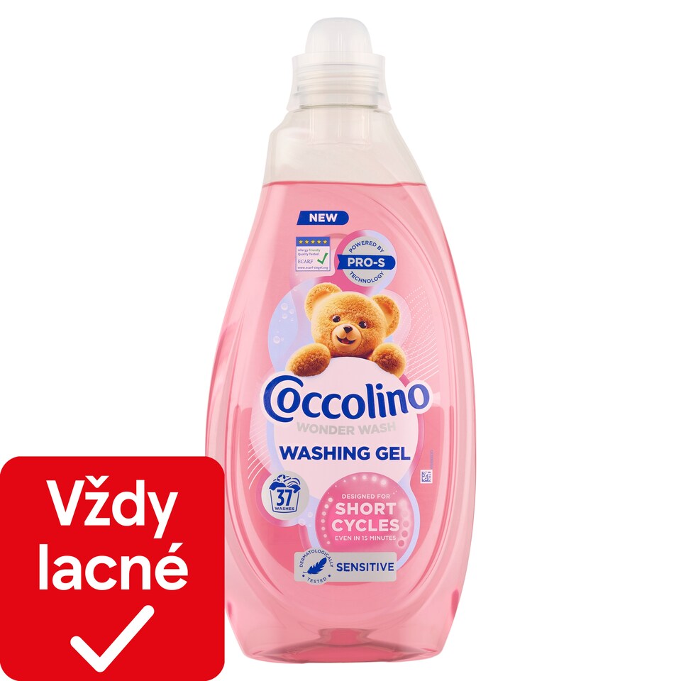 obrázok 1 z Coccolino Wonder Wash prací gel Sensitive 1,48L 37w