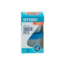 Smash Blue Snack Pots 2 Pack