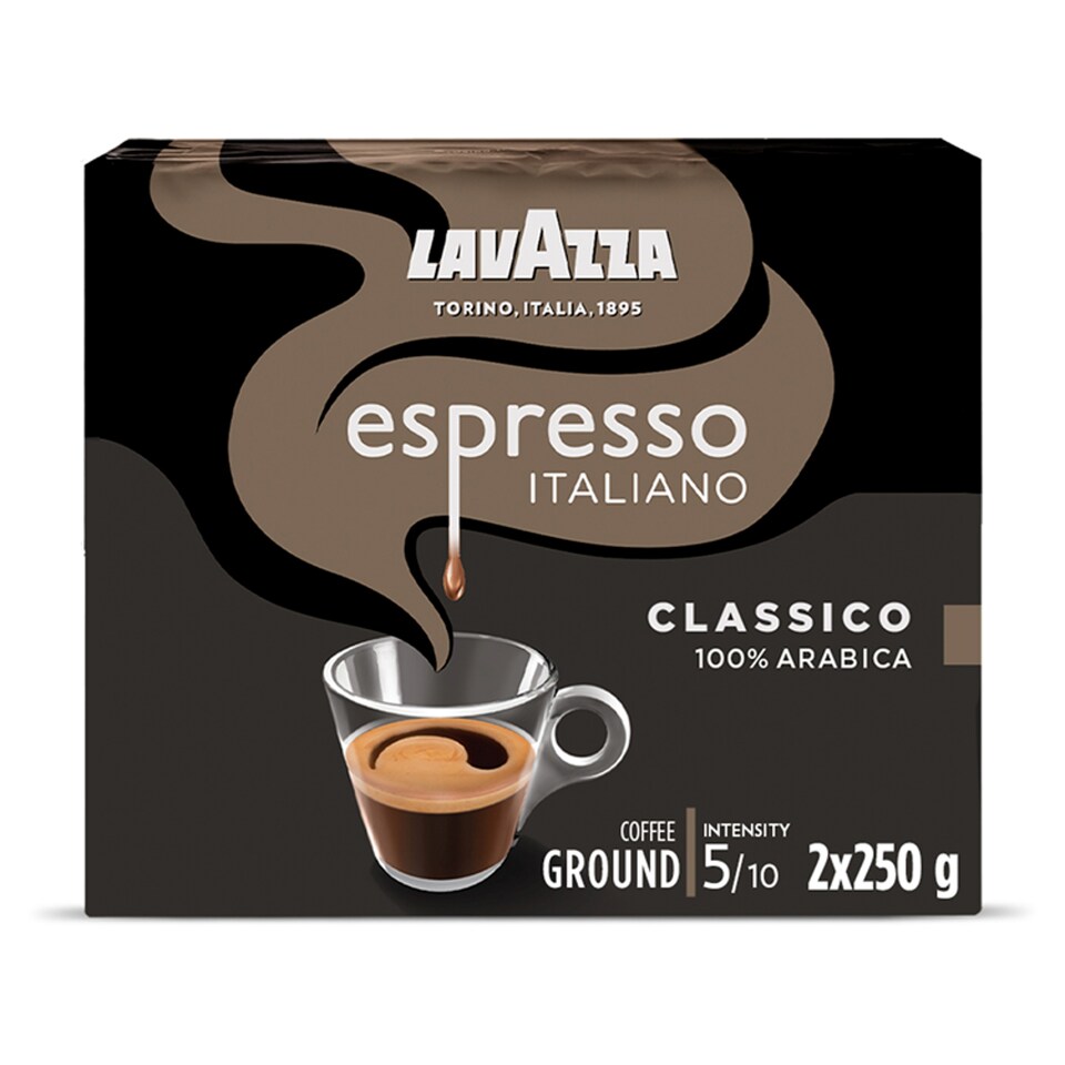 image 1 of Lavazza Espresso Ground Coffee 2X250g