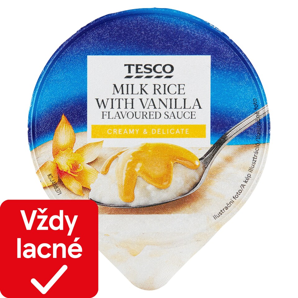 image 1 of Tesco Milk Rice with Vanilla Flavoured Sauce 200 g