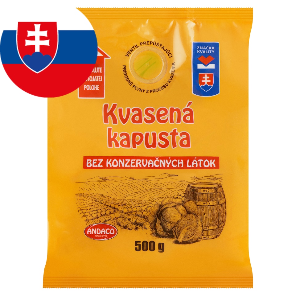 Andaco Kvasená kapusta 500 g