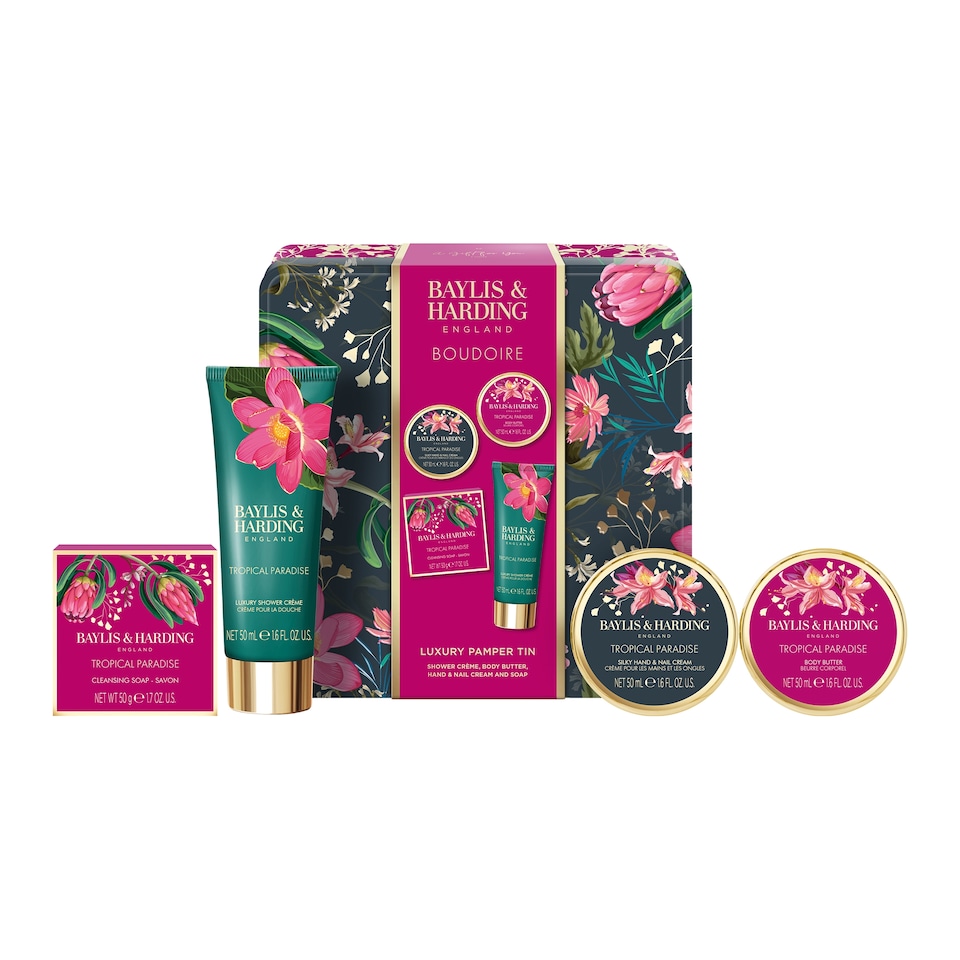 image 1 of Baylis & Harding Boudoire Luxury Pamper Tin Gift Set