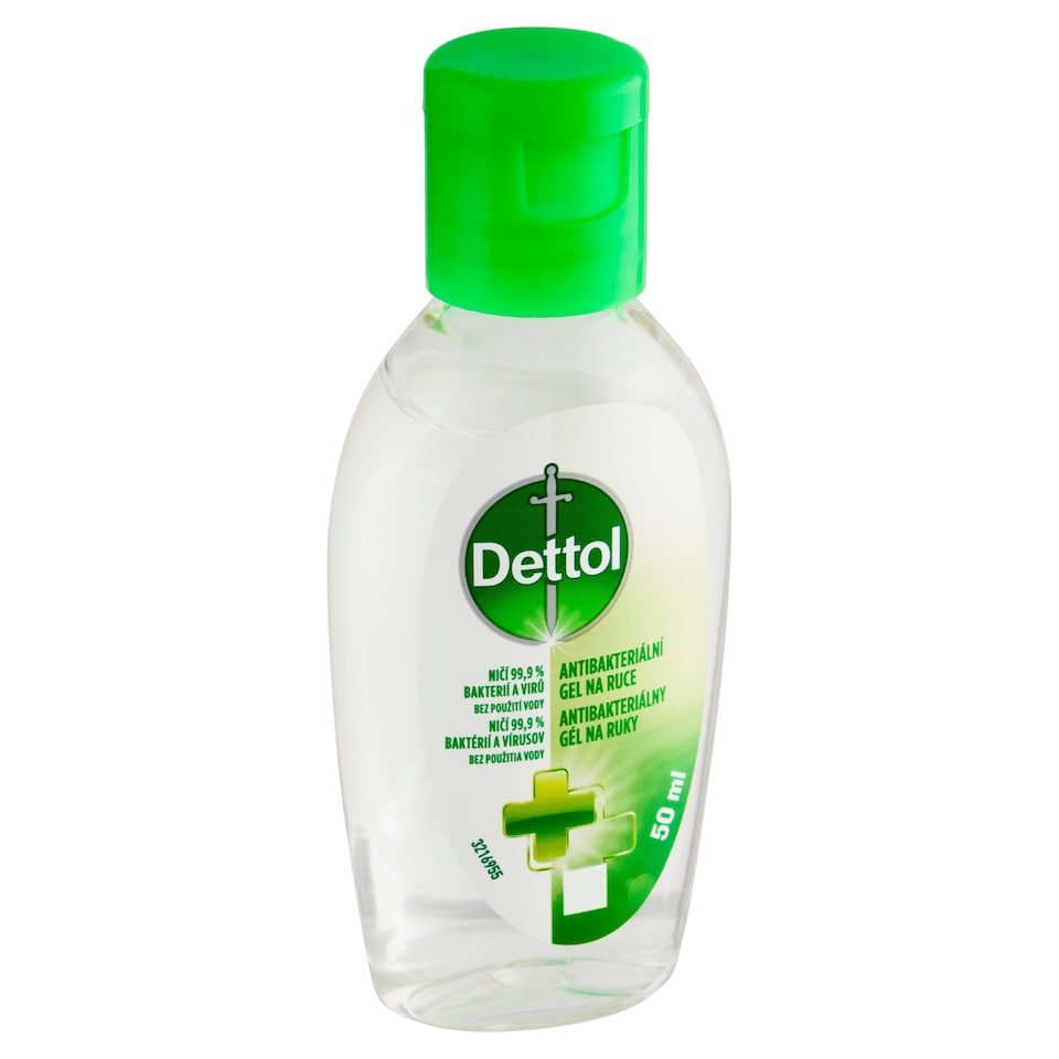 Obrázek 1 pro produkt Dettol Antibakteriální gel na ruce 50ml