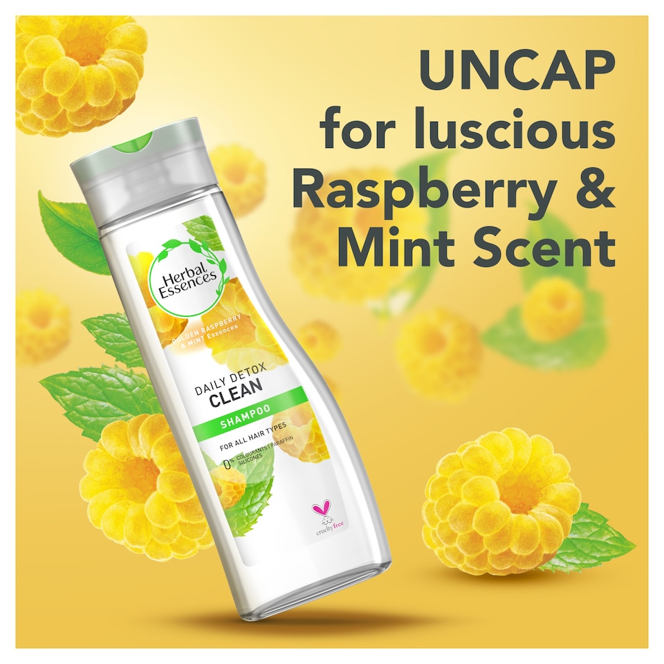 image 1 of Herbal Essences Raspberry Mint Shampoo 400Ml