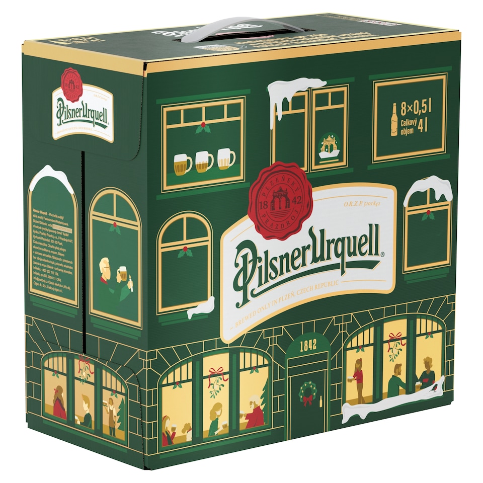 Pilsner Urquell Pivo ležák světlý 8 x 0,5l (4l)