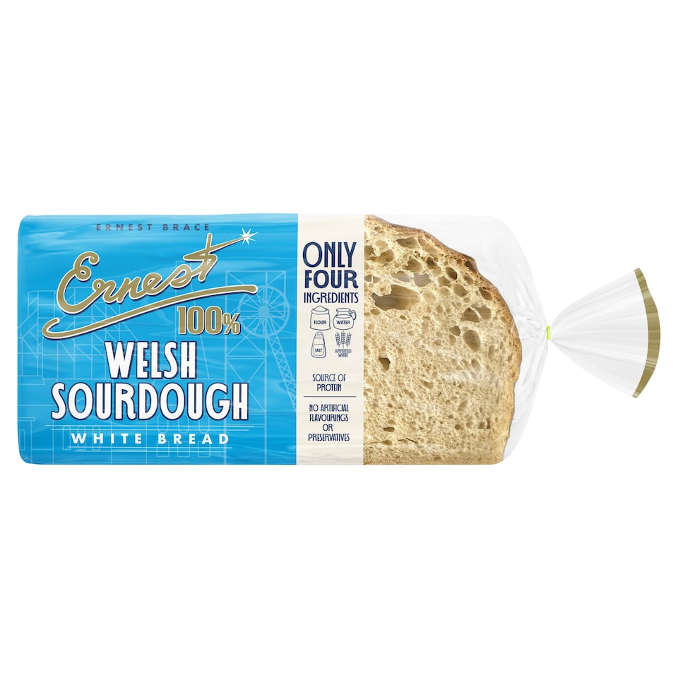 Ernest Brace 100% Welsh Sourdough White 450g