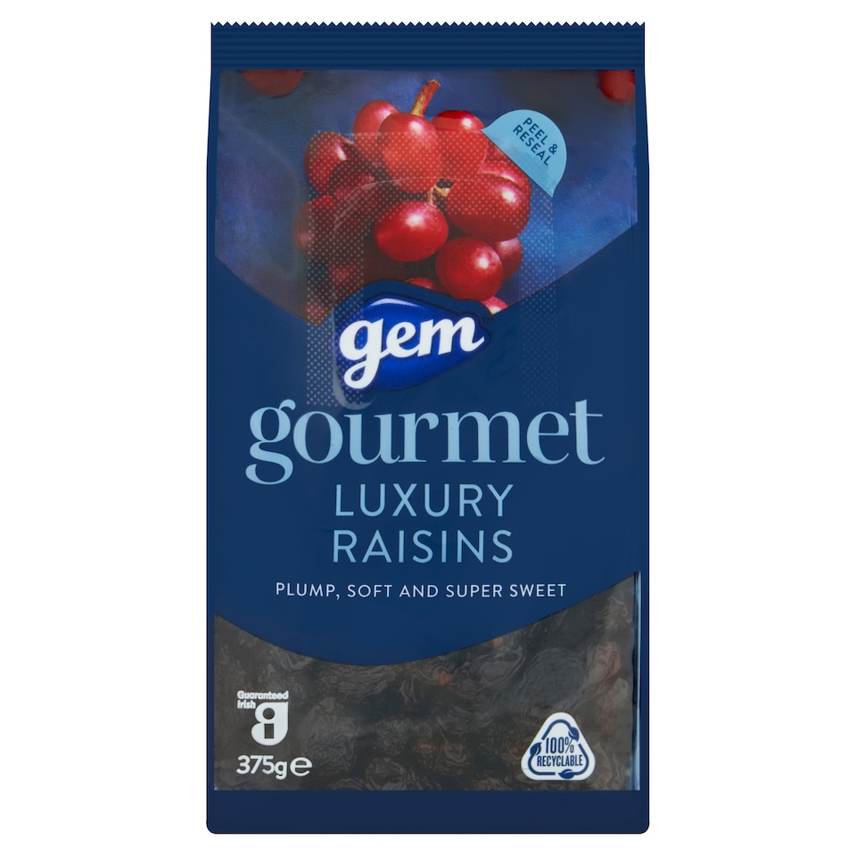 Gem Gourmet Raisins 375G