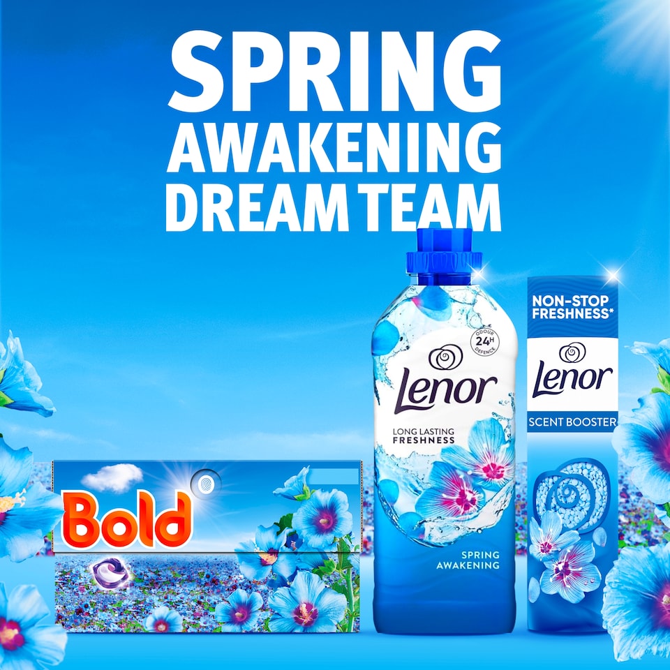 image 1 of Bold All in One Washing Pods Spring Awakening 58 Washes 1136.8g