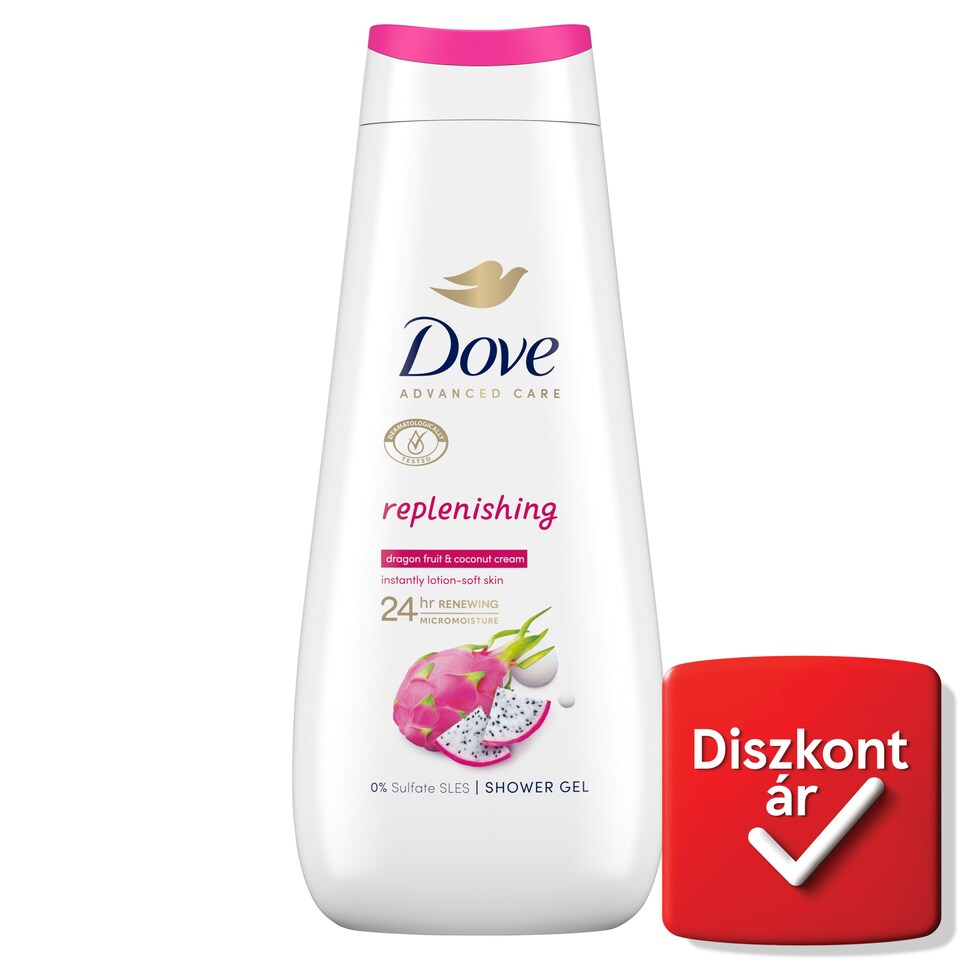 Dove Advanced Care Dragon Fruit & Coconut krémtusfürdő 400 ml