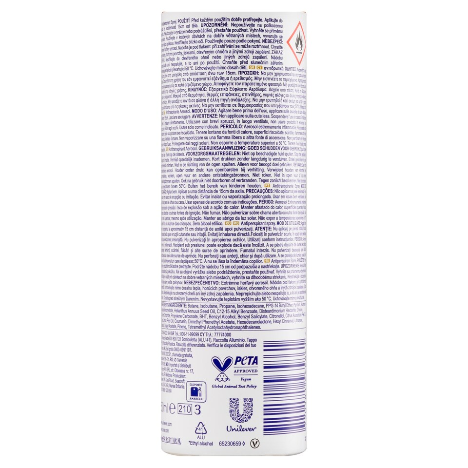 obrázok 1 z Dove AP sprej Vanilková vôňa 150 ml
