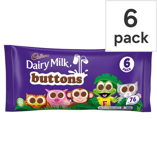 Cadbury Dairy Milk Buttons 6 Pack Tesco Groceries