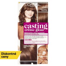 L'Oréal Paris Casting Creme Gloss, semipermanentná farba 600 SVETLÝ GAŠTAN, 48 +72 +60 ml
