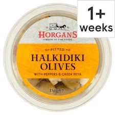 Horgans Greek Halkidiki Green Olives Feta 150G
