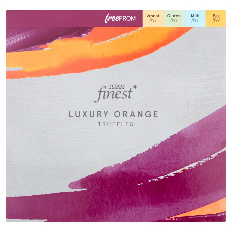 Tesco Finest Free From Luxury Orange Truffles 90G