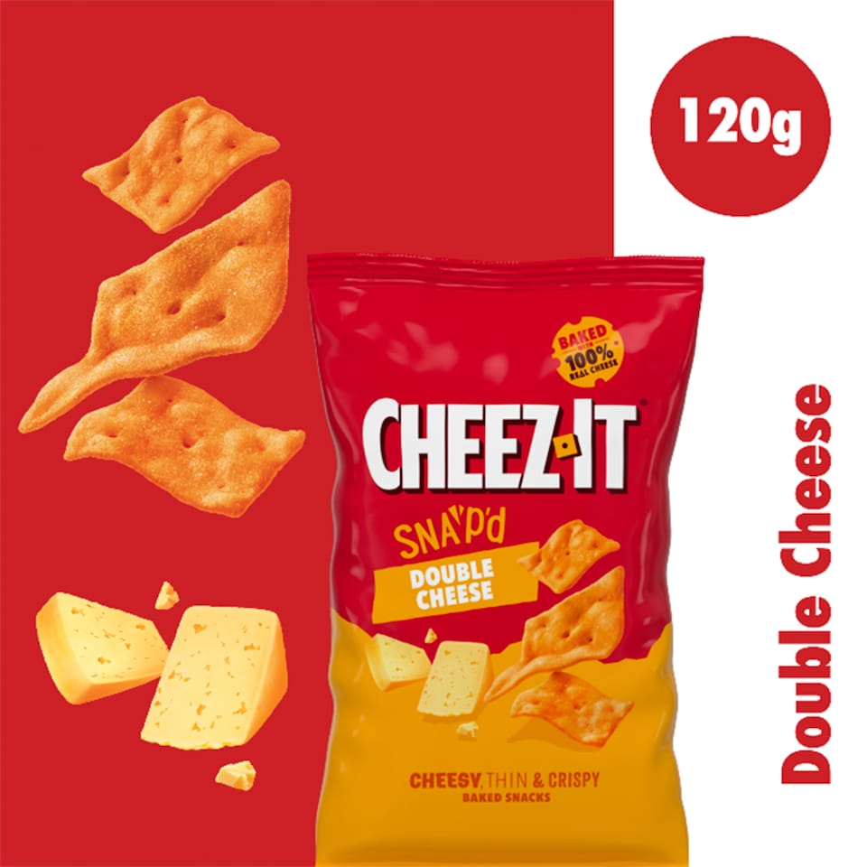 image 1 of Cheez-it SNAP'D Double Cheese 120g