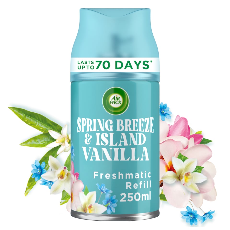 Airwick Air Freshener Freshmatic Refill Spring & Vanilla 250ml