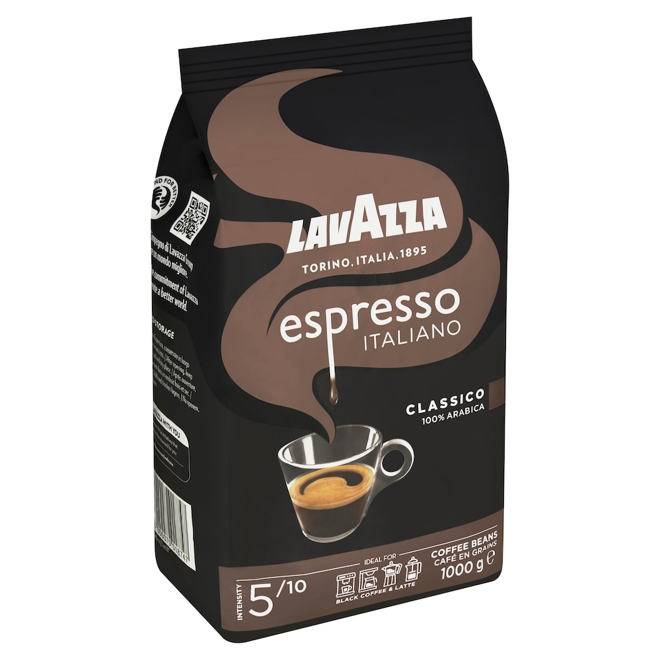 image 1 of Lavazza Espresso Italiano Classico Roasted Coffee Beans 1000 g