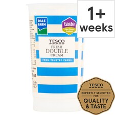 Tesco Fresh Double Cream 250Ml