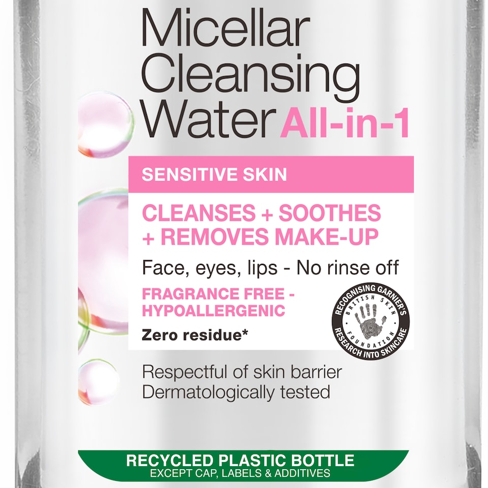 image 1 of Garnier Micellar Cleansing Water Sensitive Skin 200ml