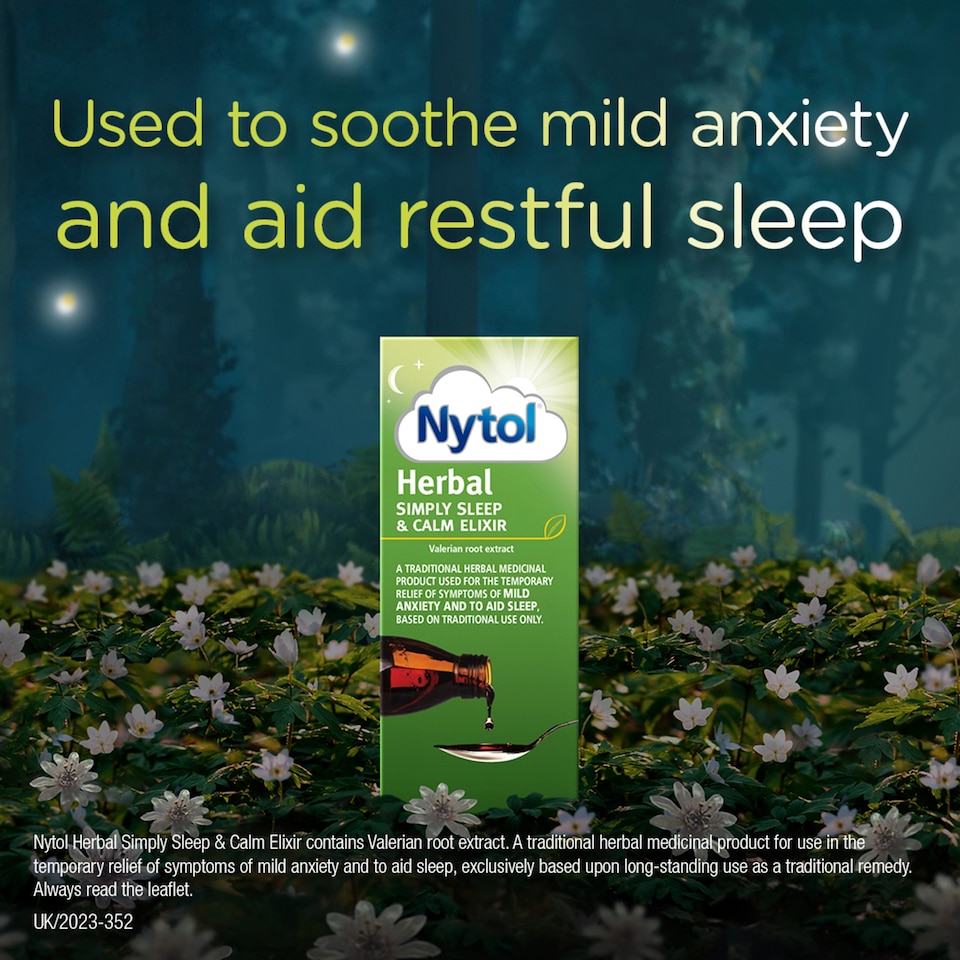 image 1 of Nytol Herbal Simply Sleep & Calm Elixir with Valerian Root Extract 100ml
