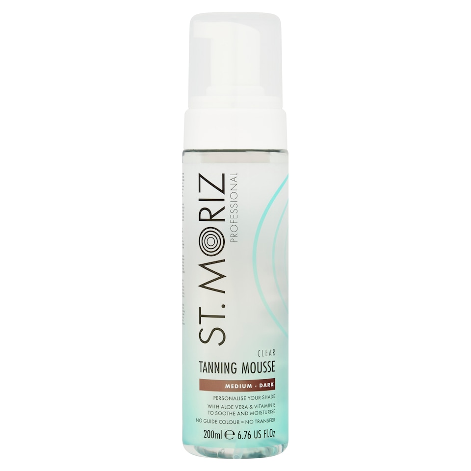 St Moriz Medium Dark Clear Mousse 200Ml