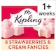 image 1 of Mr Kipling Strawberries & Cream Fancies 8 Pack