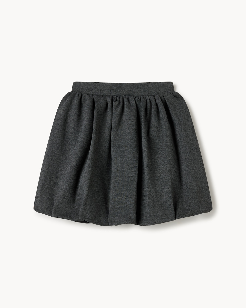 image 1 of F&F School Girls Puffball Skirt in Grey