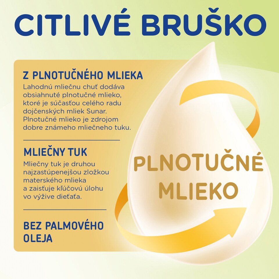 obrázok 1 z Sunar Sensitive 2 následná dojčenská mliečna výživa v prášku 2 x 250 g (500 g)