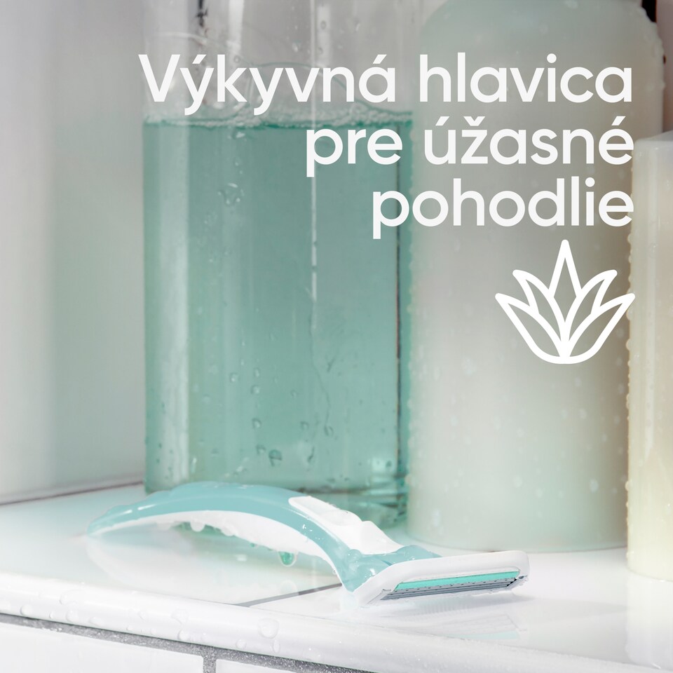 obrázok 1 z Gillette Venus Extra Comfort Sensitive Jednorazové Holiace Strojčeky, Balenie 3 ks