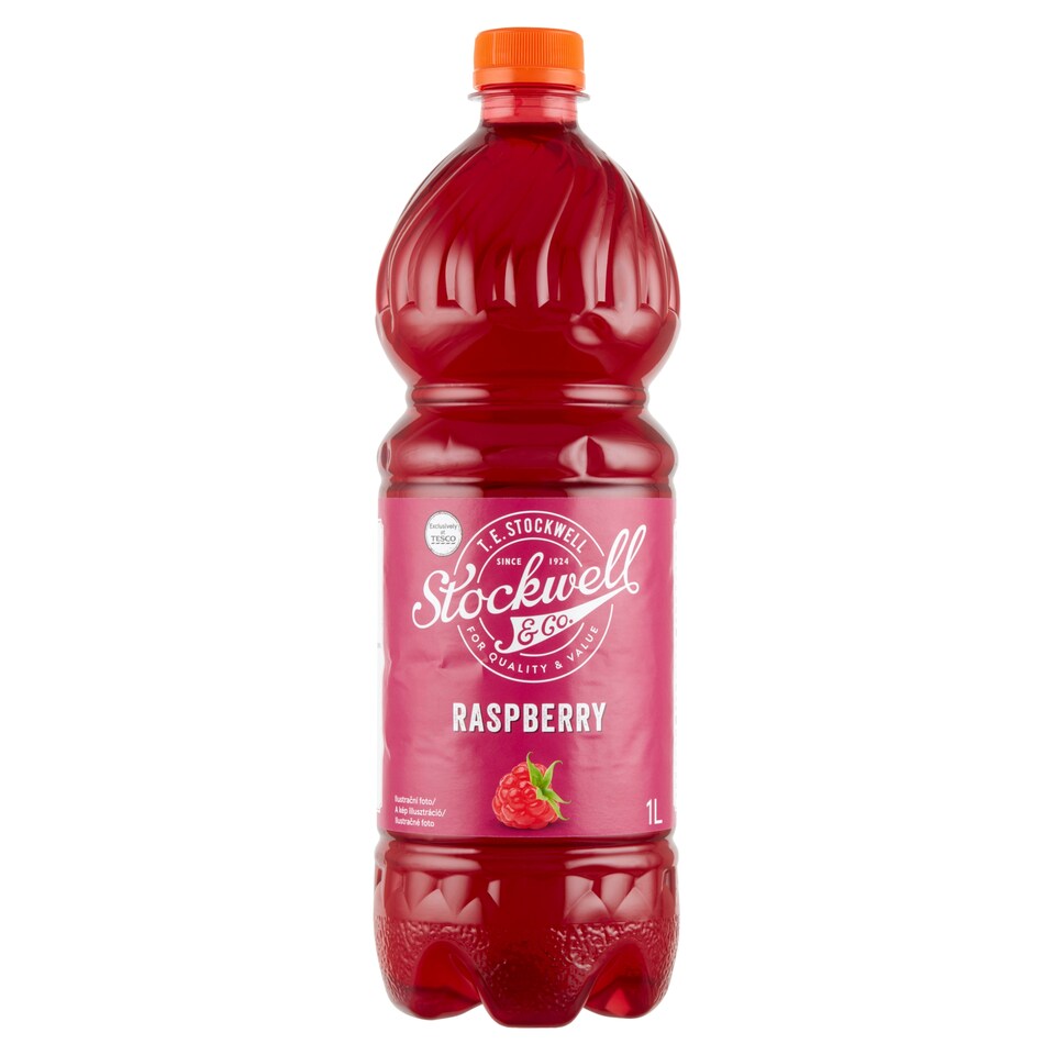 Stockwell & Co. Raspberry Flavored Drink Concentrate with Sweetener 1 l