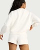 image 4 of F&F Active AFTERCLASS Ribbed Co-ord Shorts in Cream