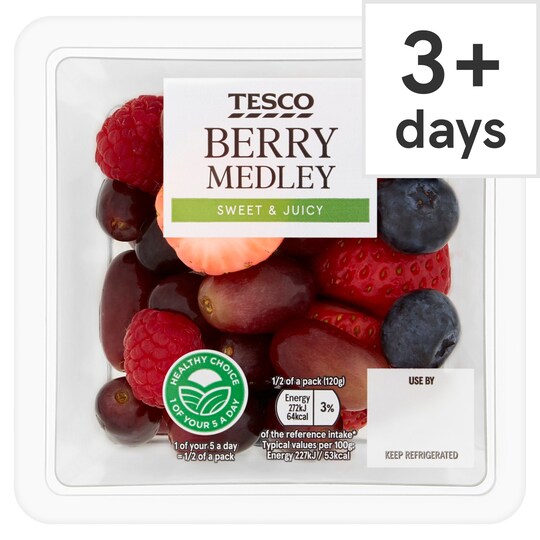 Tesco Berry Medley 240G Tesco Groceries