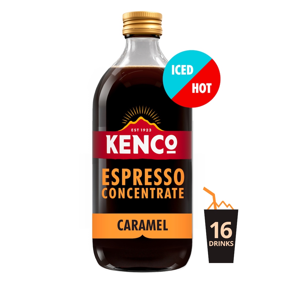 image 1 of KENCO ICED HOT ESPRESSO CONCENTRATE CARAMEL 485ML 