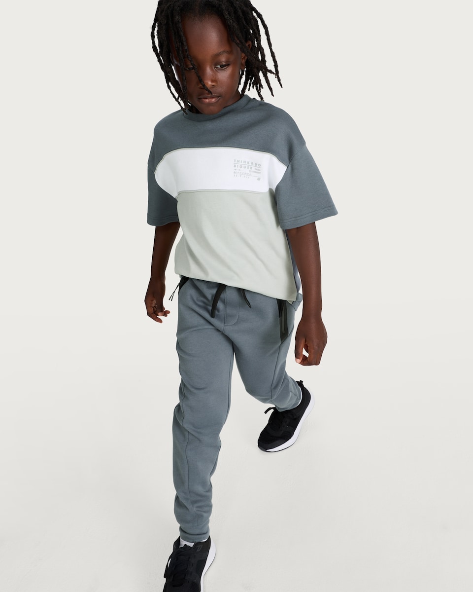 image 1 of 9 Peaks Zip Pocket Joggers in Blue