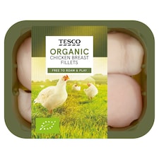 Tesco Organic 2 Chicken Fillets