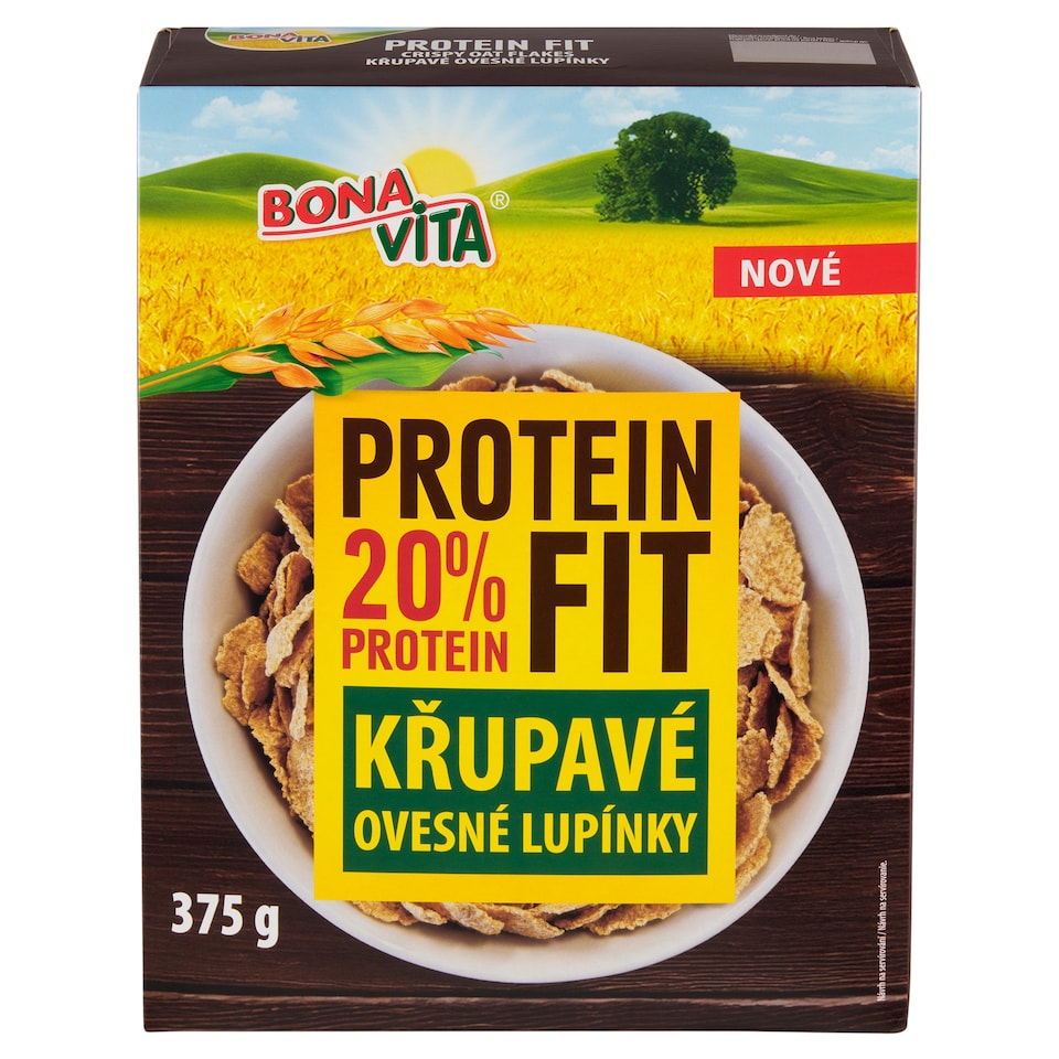 obrázok 1 z Bona Vita Protein Fit ovsené lupienky s bielkovinou 375 g
