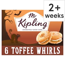 Mr Kipling Toffee Whirls 6 Pack